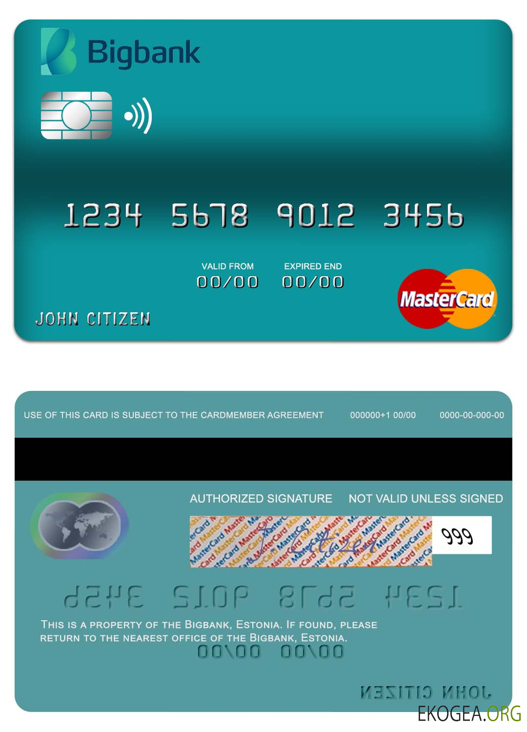 Mastercard Estonie Bigbank